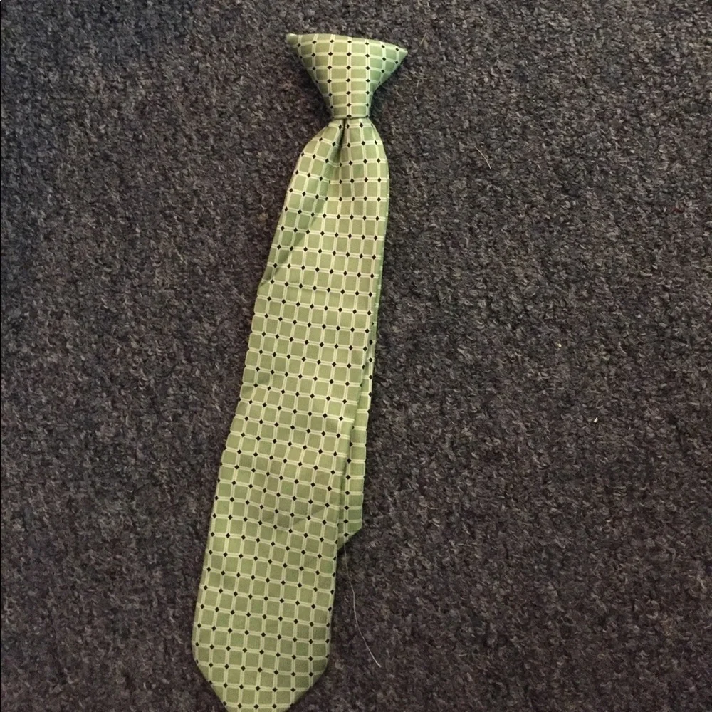 Chaps boys clip on necktie children's silk tie
